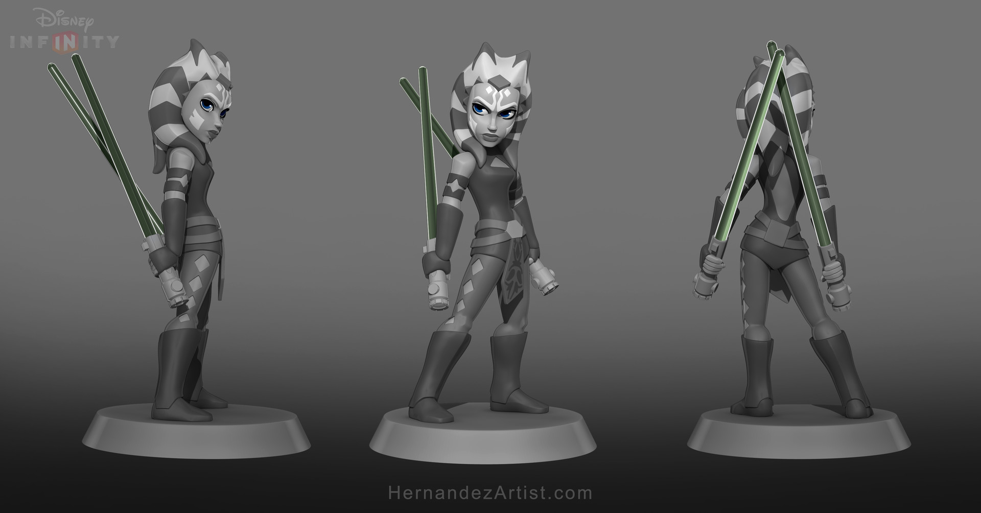 Artstation Ahsoka Tano Edgar Hernandez