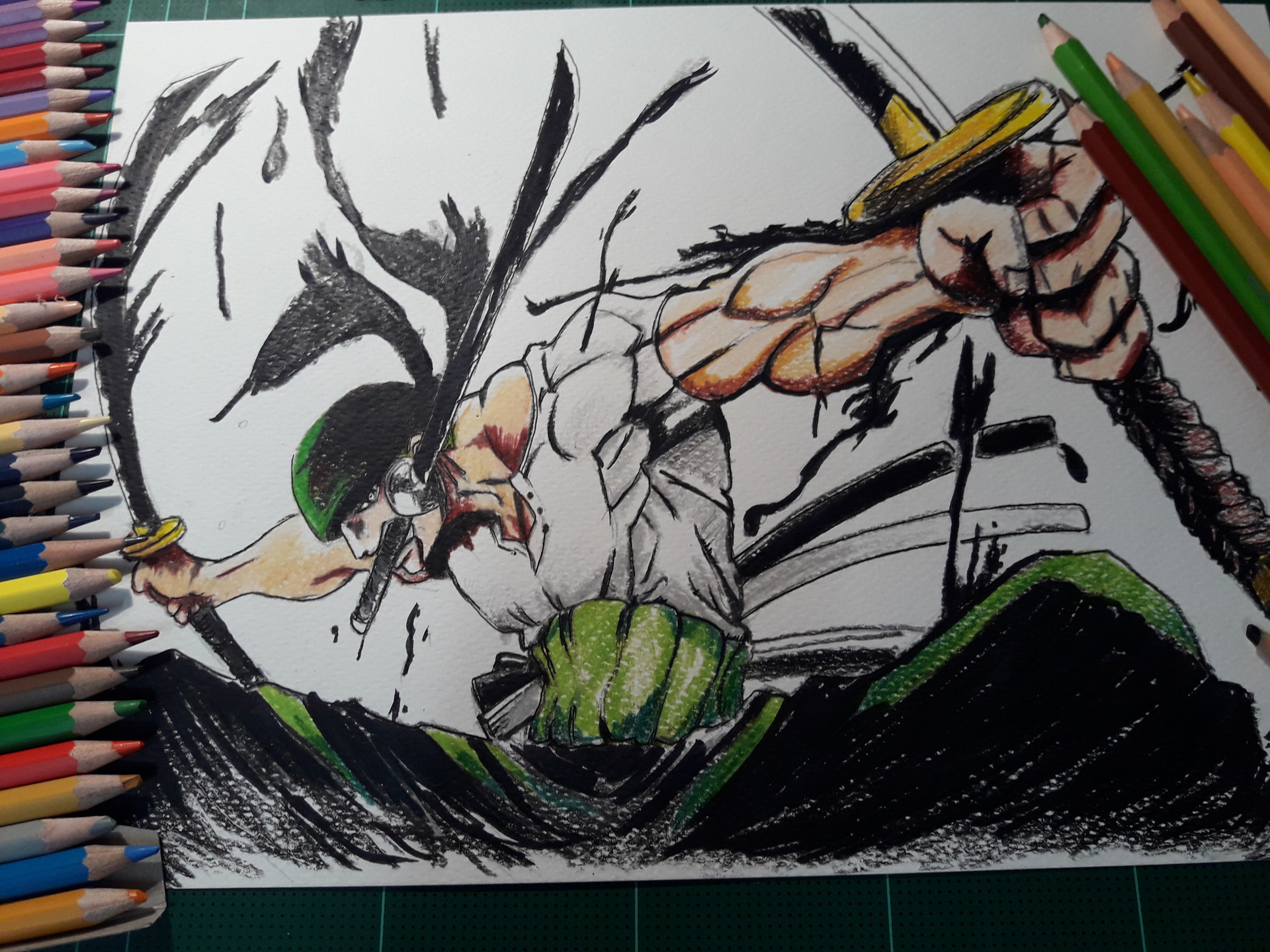 Artstation Roronoa Zoro Phichet Maneerat