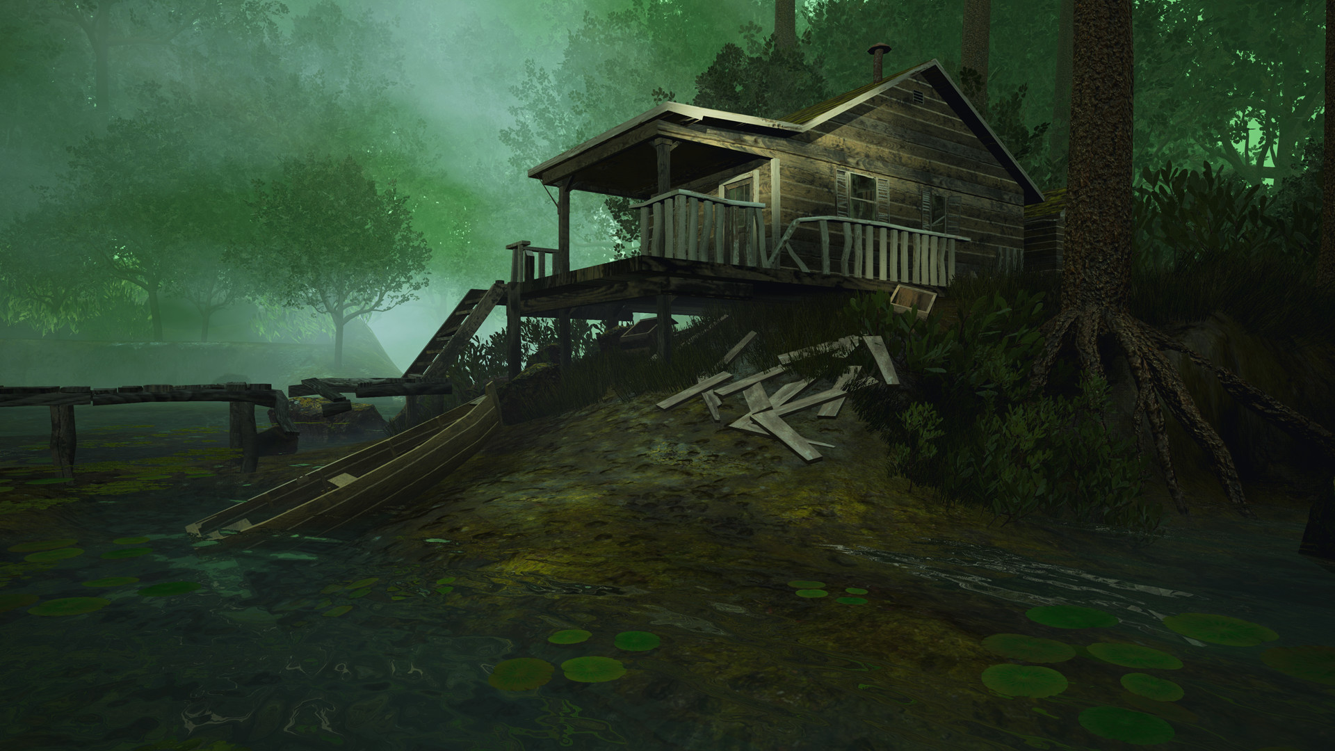 swamp house.