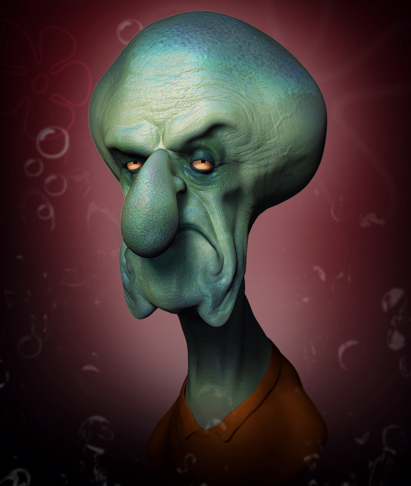 Wil Hughes Squidward   Wil Hughes Squidward 