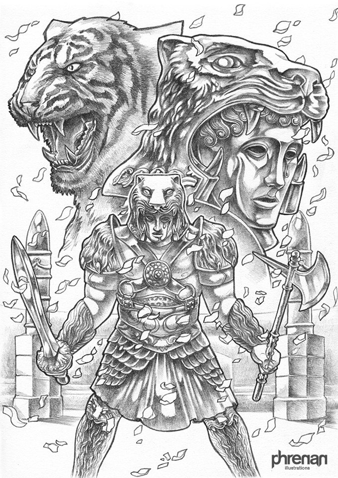 Phrenan Illustrations Tigris of Gaul