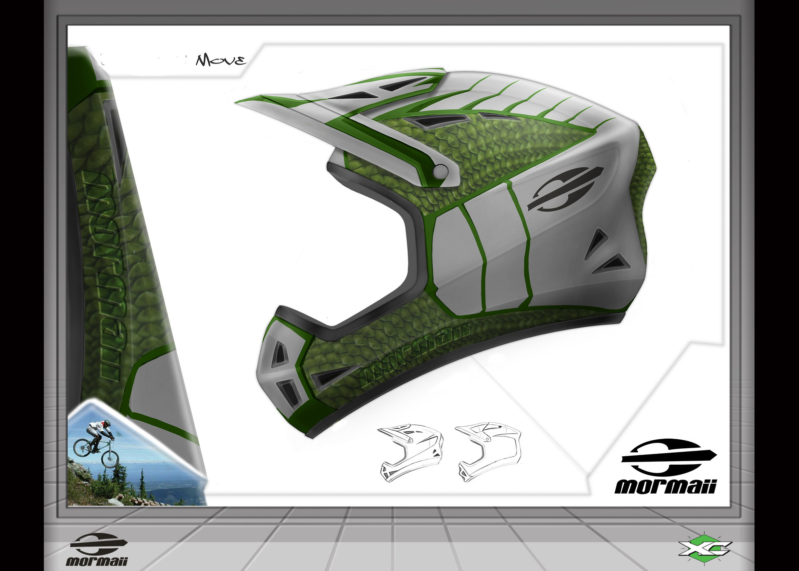 Proposta de capacetes para Bike downhill