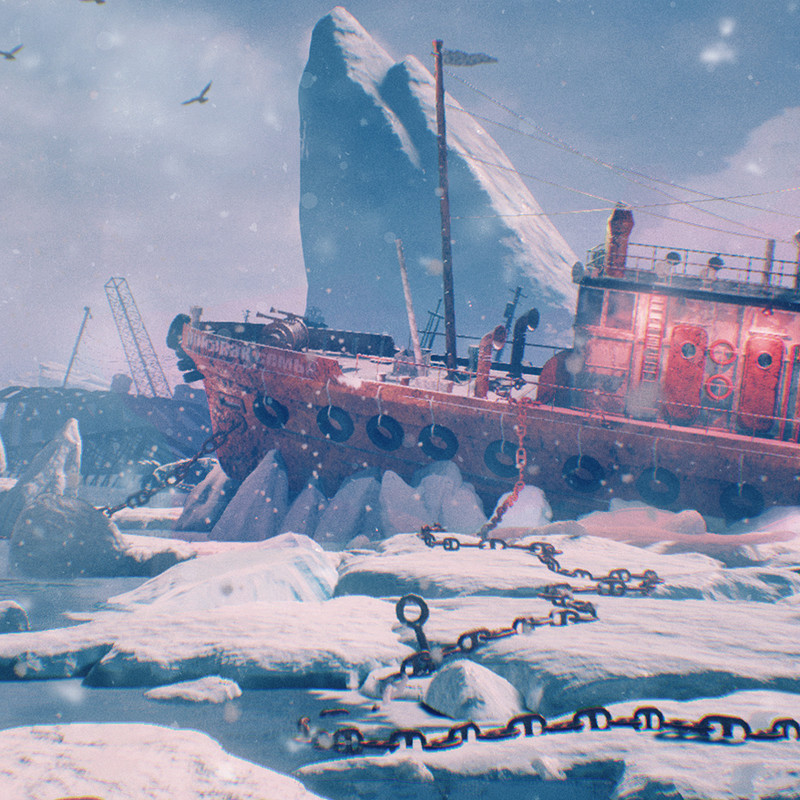 Snowy Shipwreck (UE4)