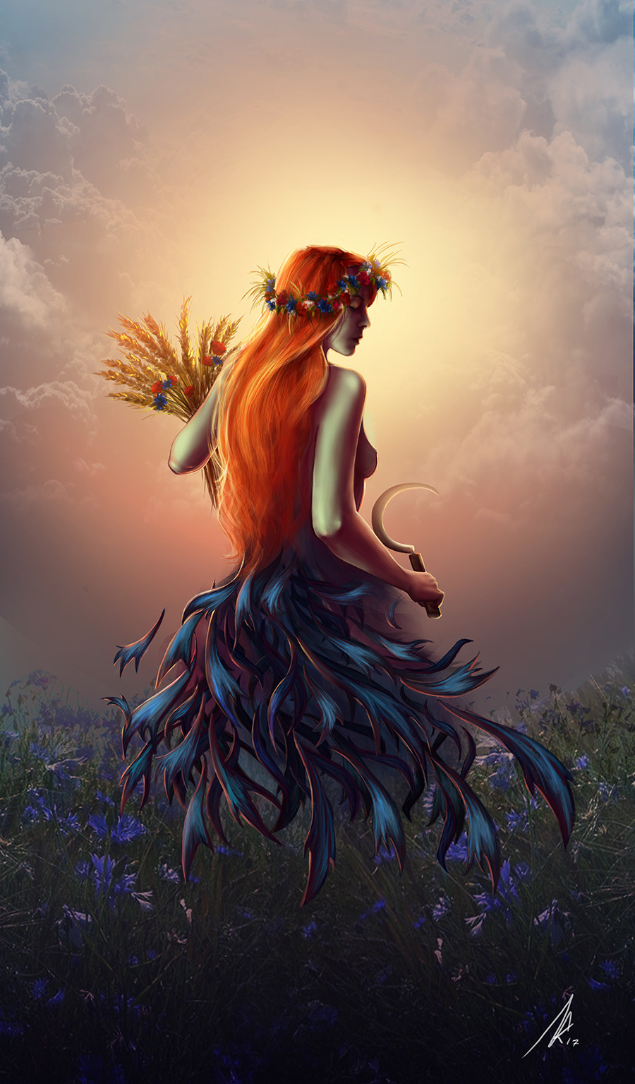 ArtStation Cornflower wraith