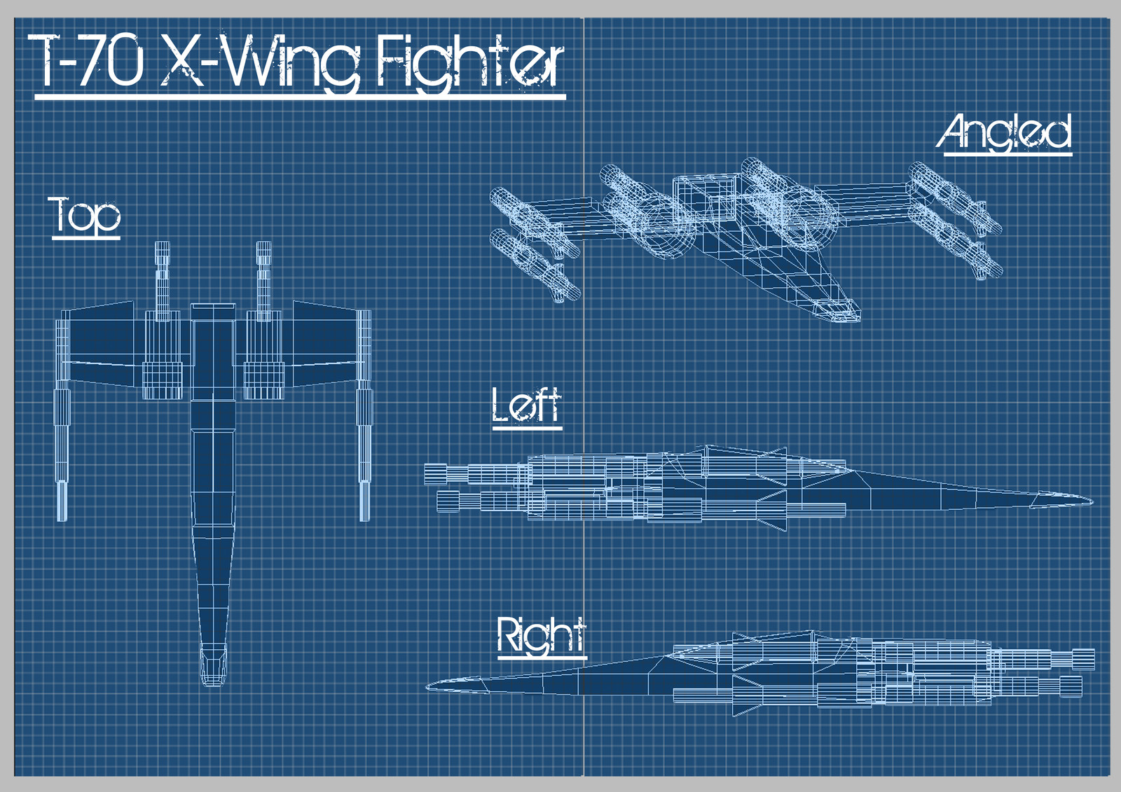 X wing чертежи