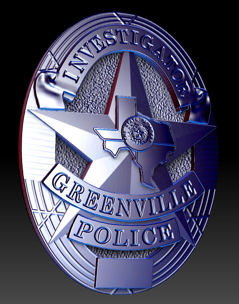 Artstation Police Shield Model For 3d Printing Mike Rieder
