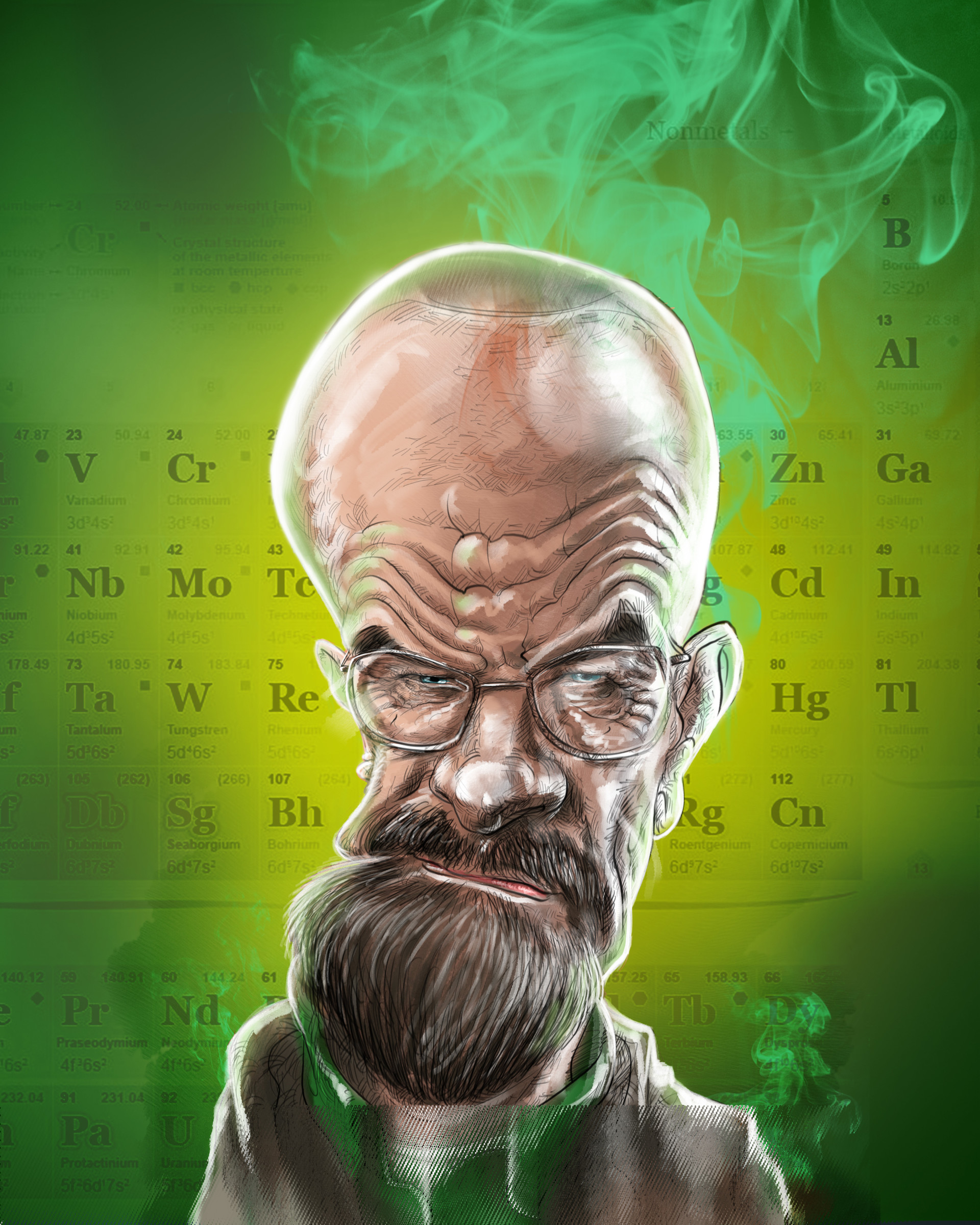ArtStation Caricature Walter White