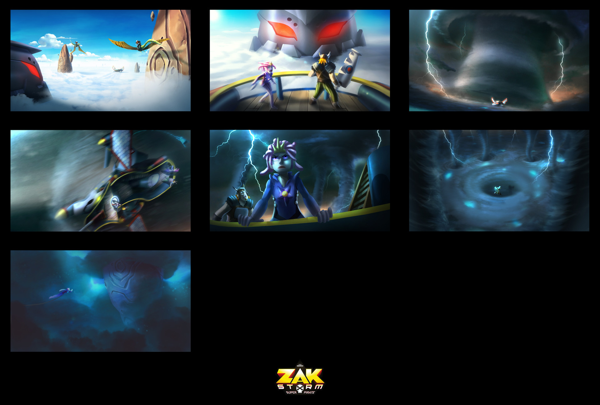 Artstation Zak Storm Color Script Alex Accorsi