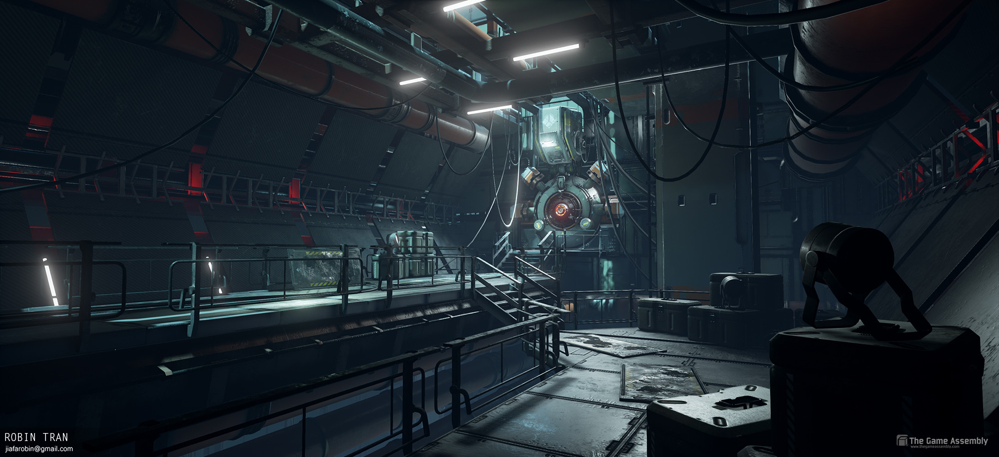 Robin Tran - 3D Underground Sci-fi Environment