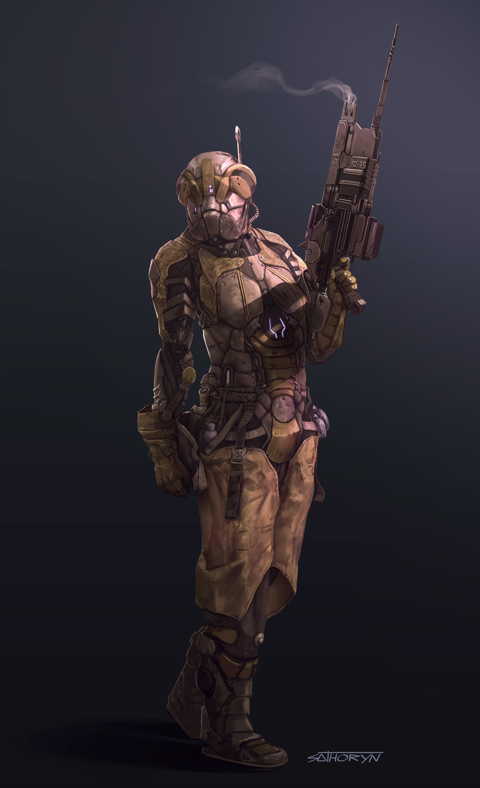 Artstation Sci Fi Soldier Sathoryn Bruno Henriques
