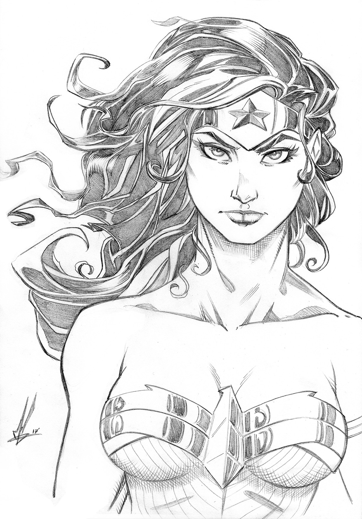 Artstation Wonder Woman Marc F Huizinga