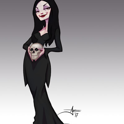 Morticia Fan Art
