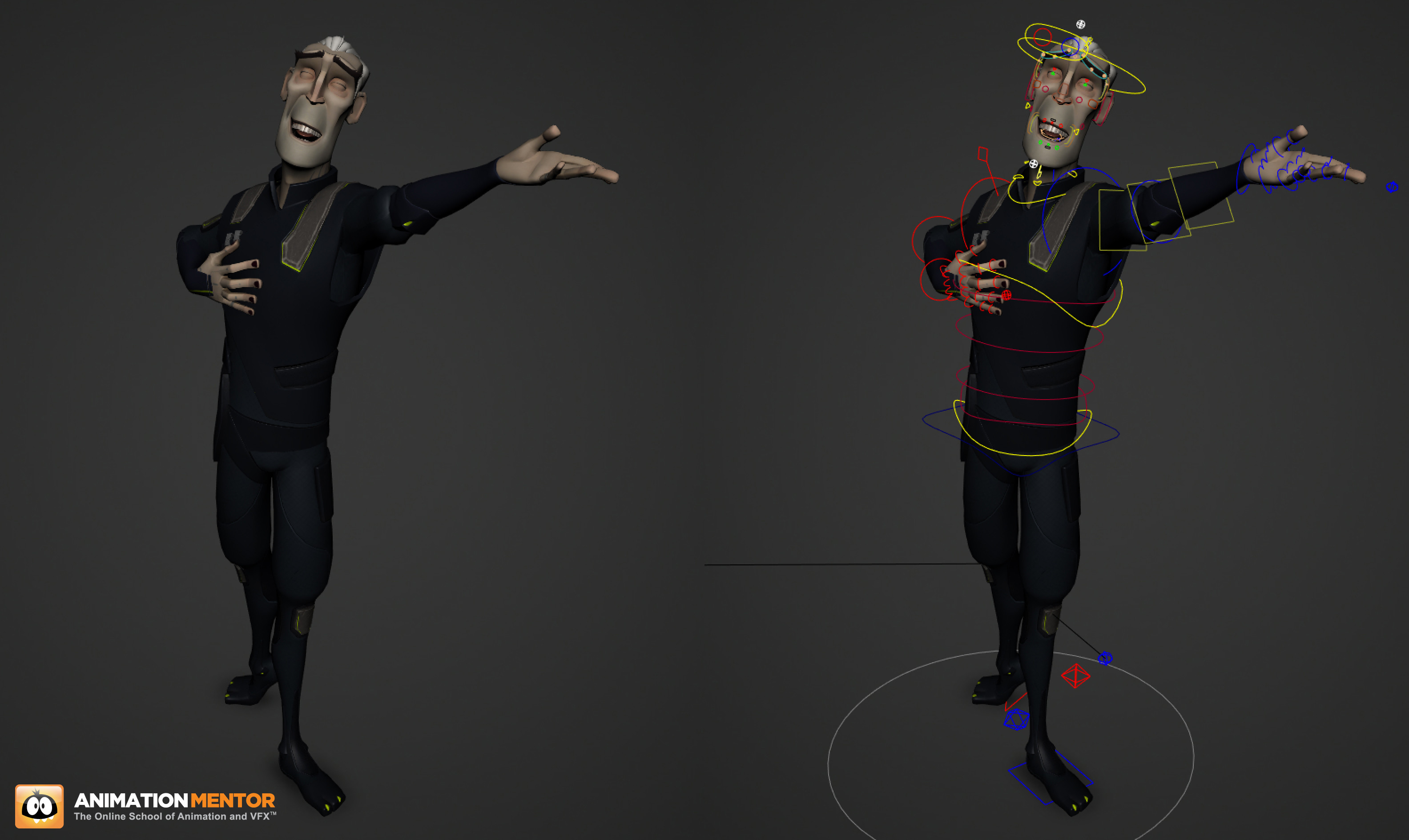 Artstation Overlord Rig Animation Mentor Joshua Cote