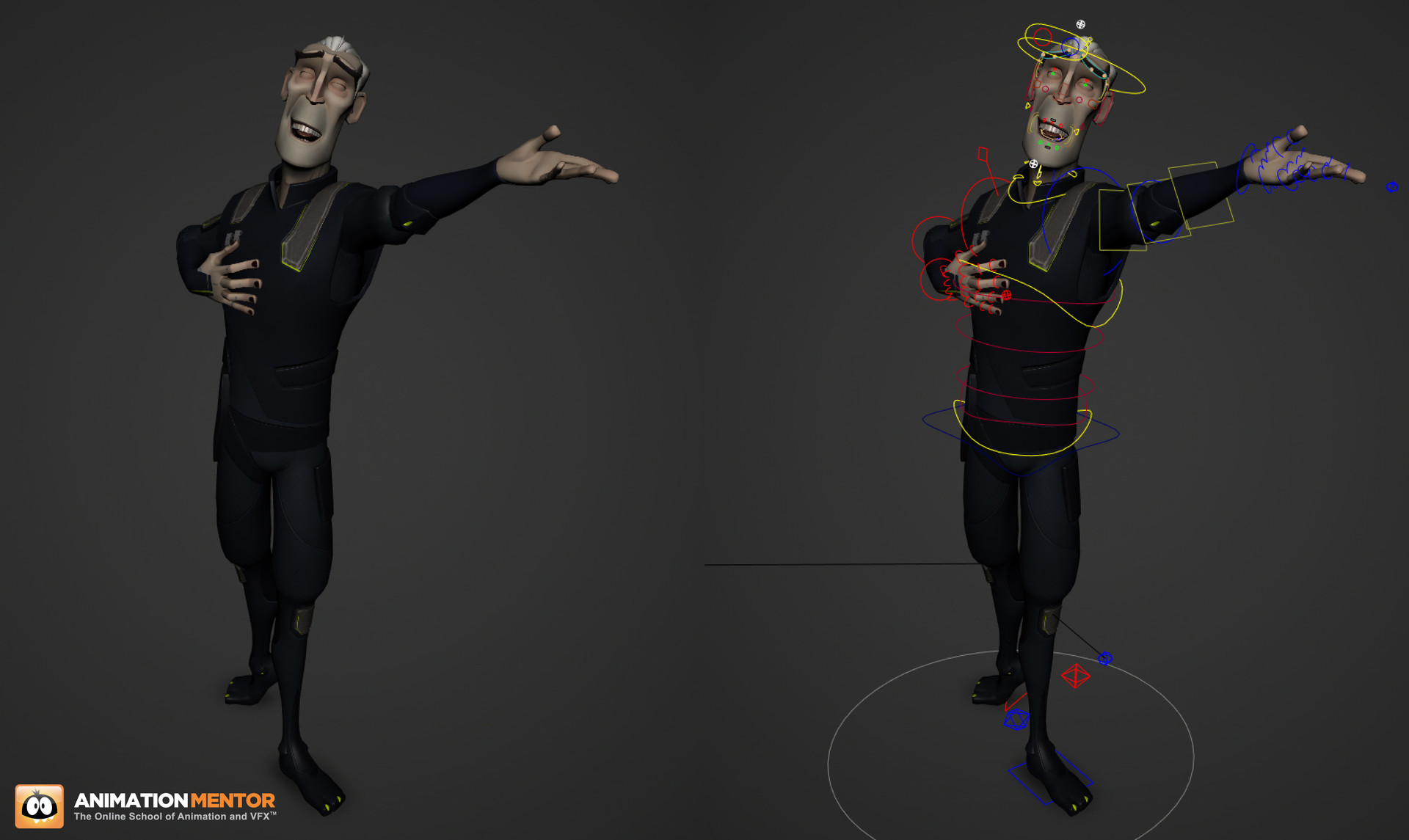 Artstation Overlord Rig Animation Mentor Joshua Cote