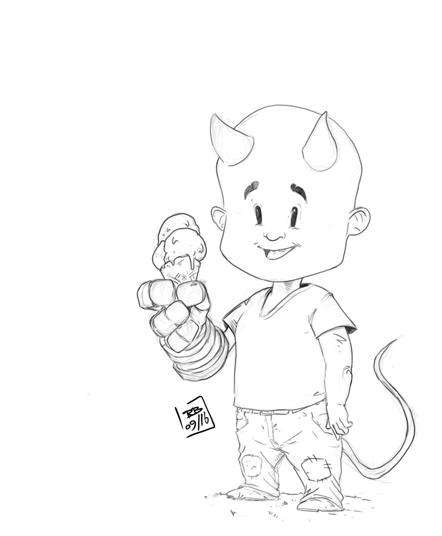Hellboy's Childhood _ Ink
