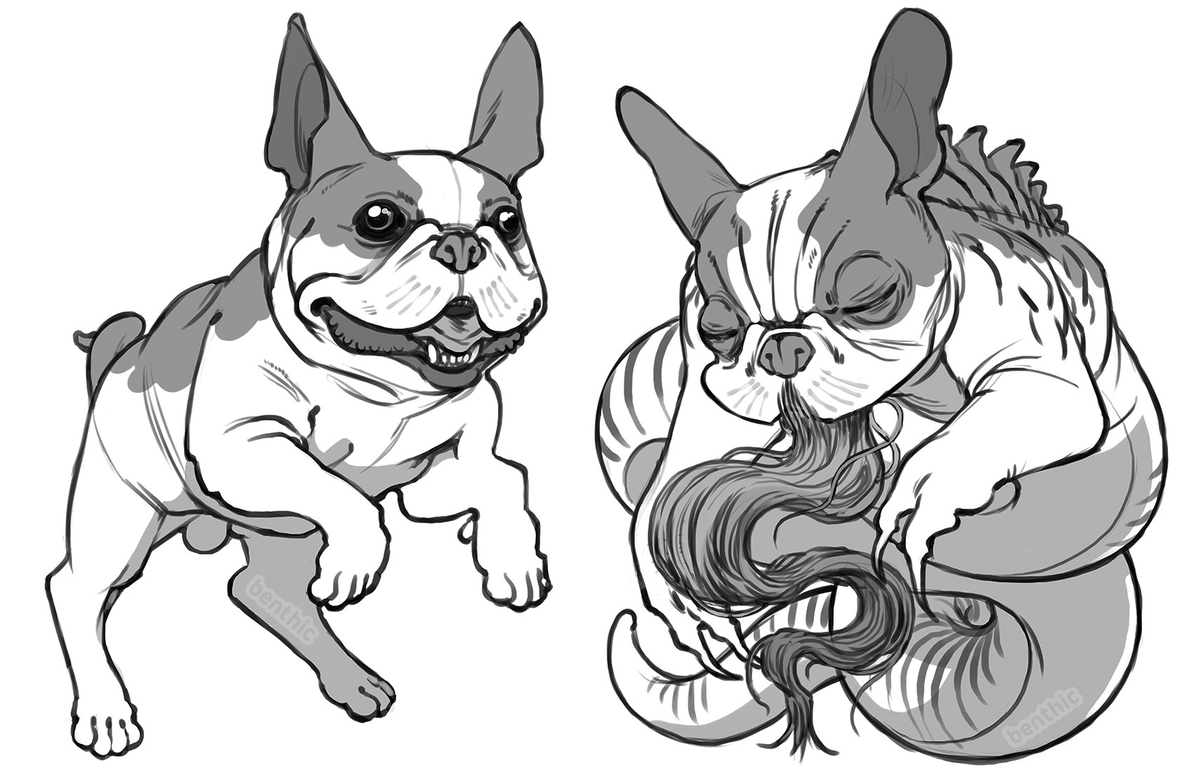 Artstation Two Pack Of Danger Puppers Adam Munger