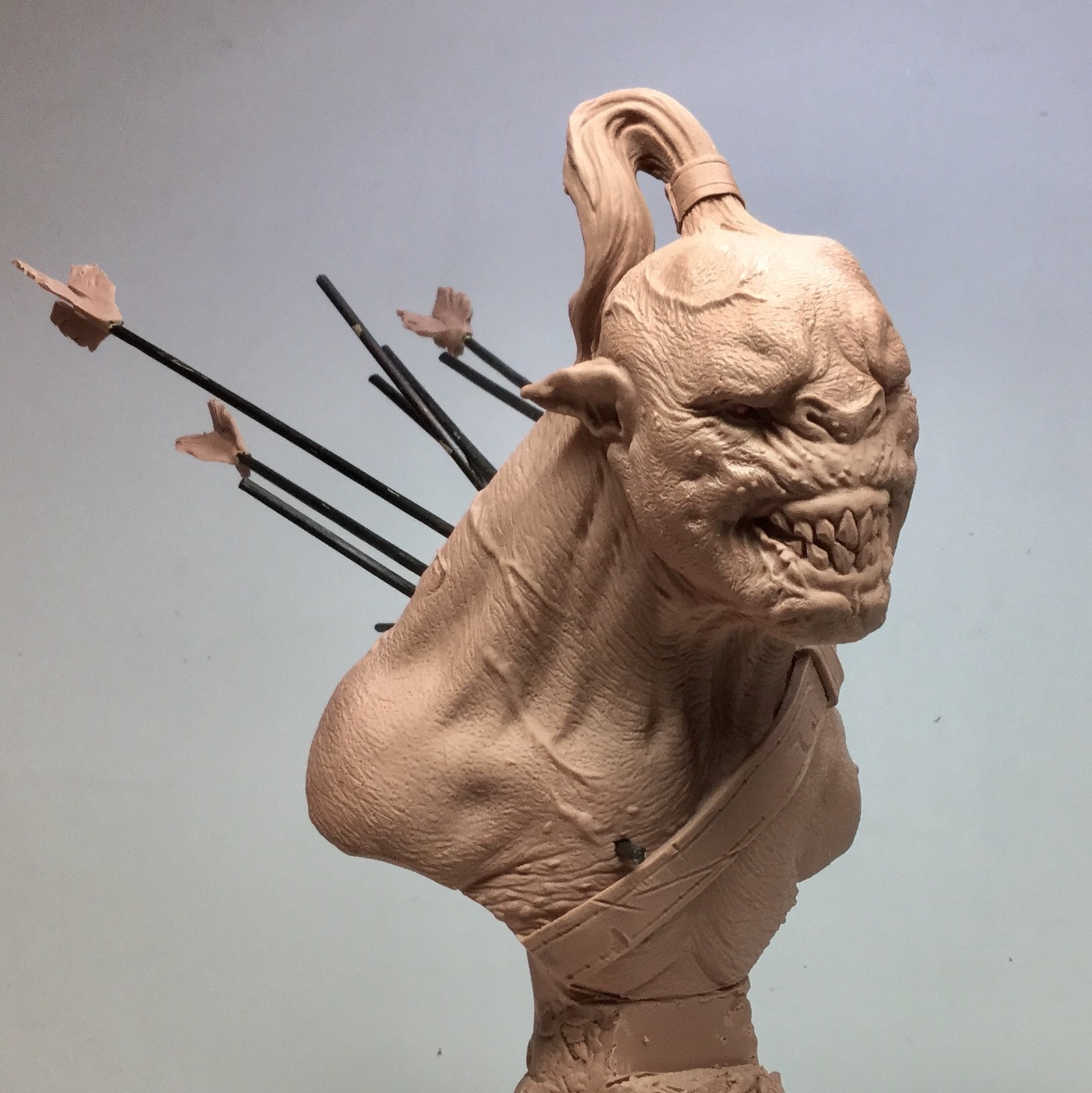 Orc/ Monster clay/6,5 inches