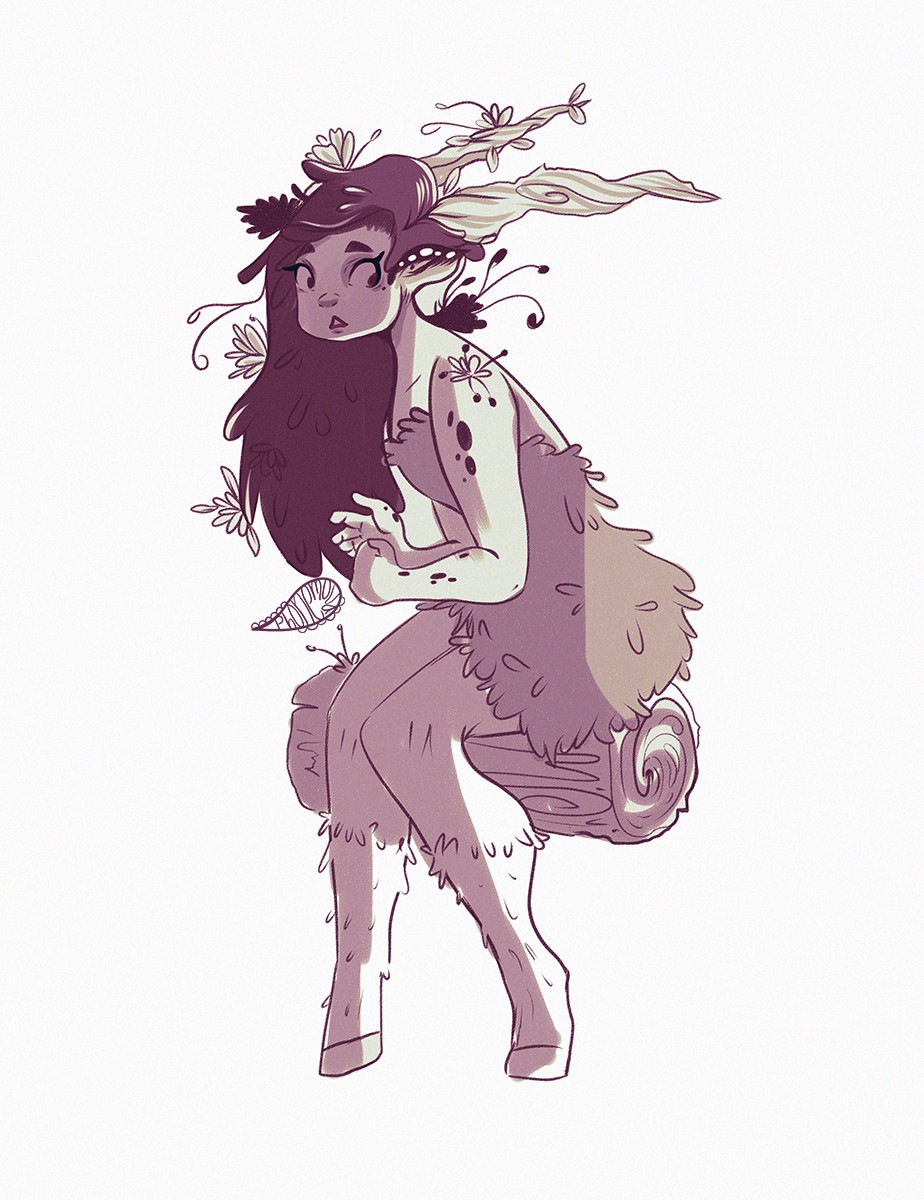 Forest lady