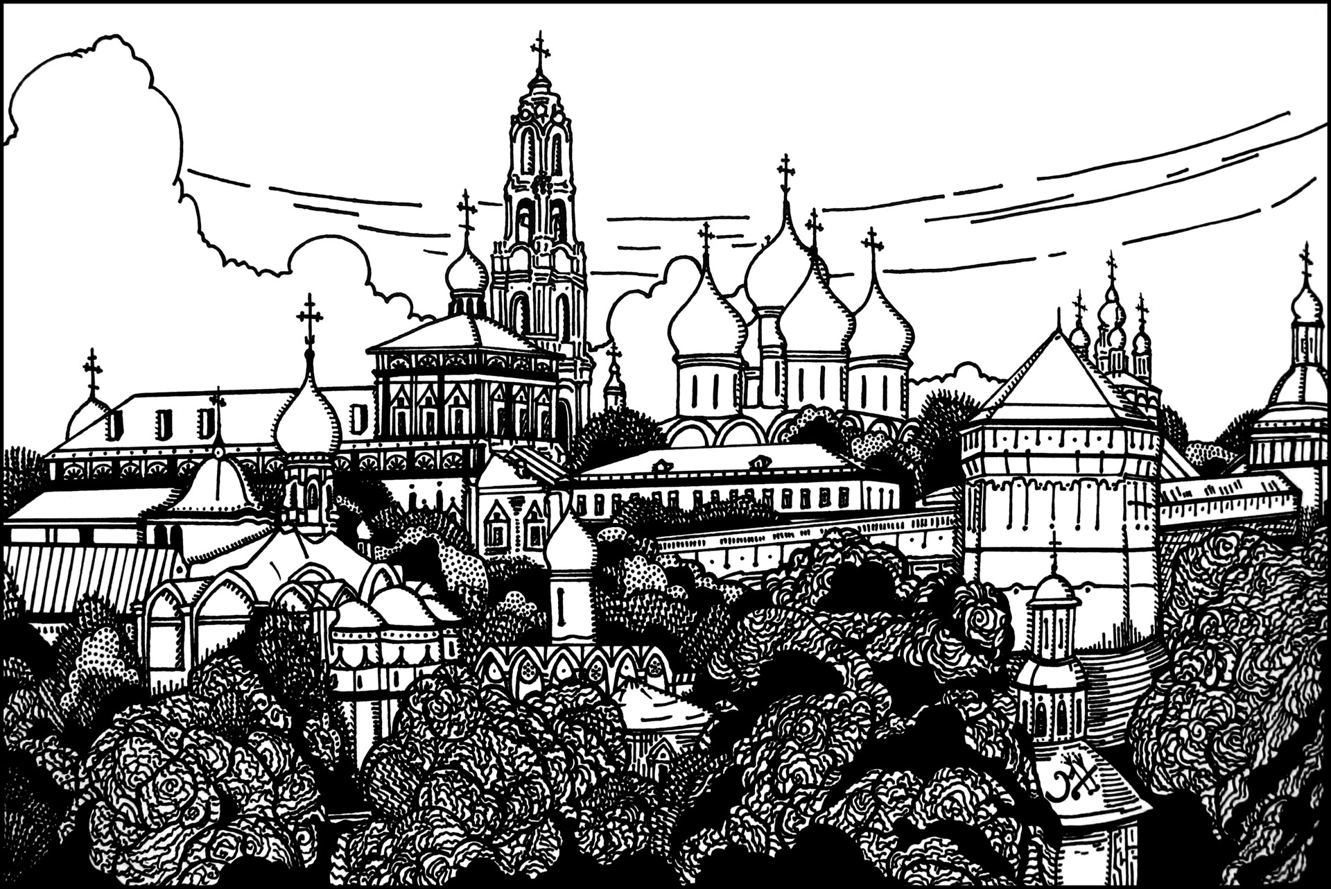 Киев Нарисовать