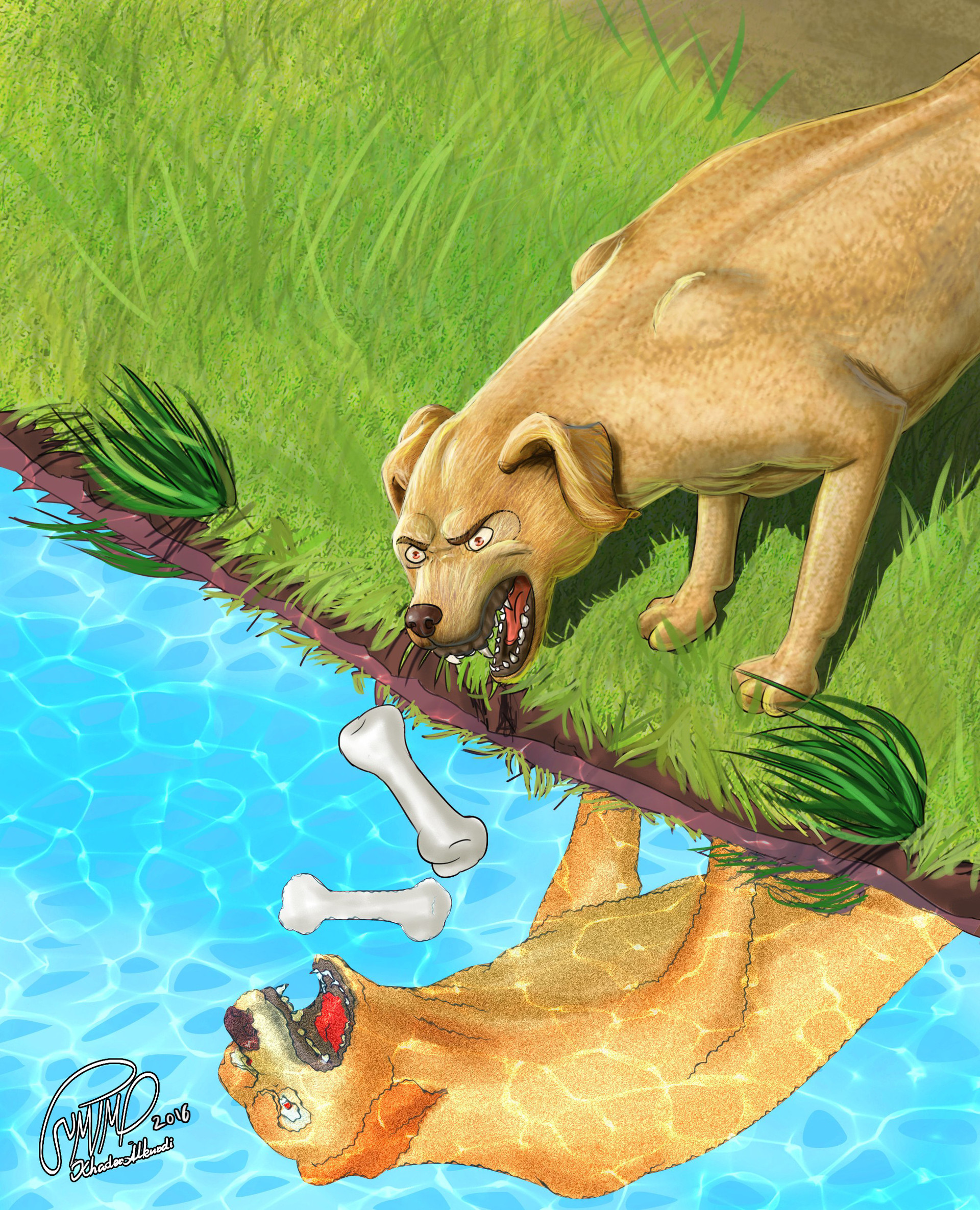 The dog and 2025 the bone story