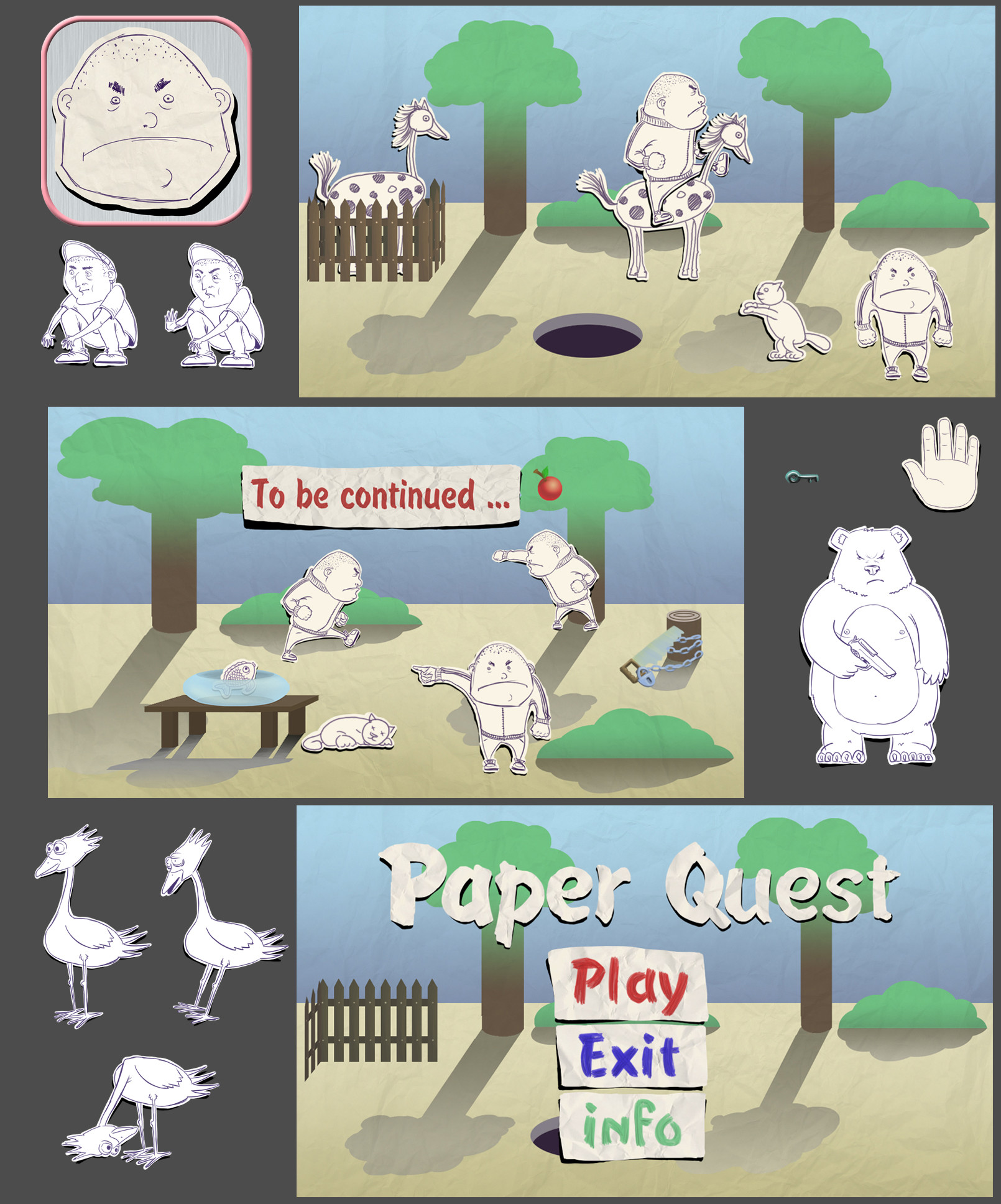 ArtStation Paper Quest Game