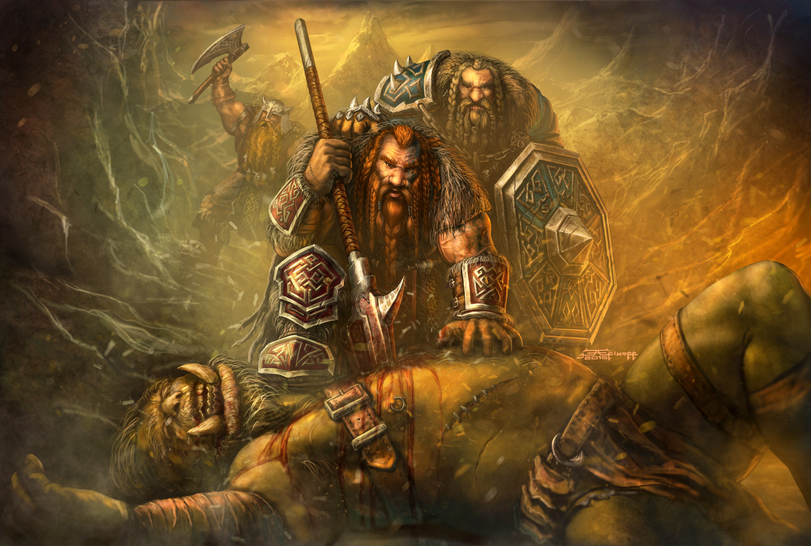 Edikt Art - Dwarves. Гномы.