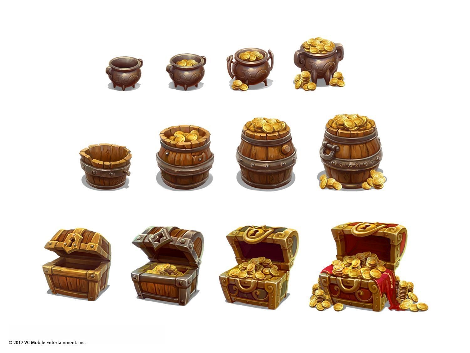 West Studio Creature Quest Backgrounds and Icons