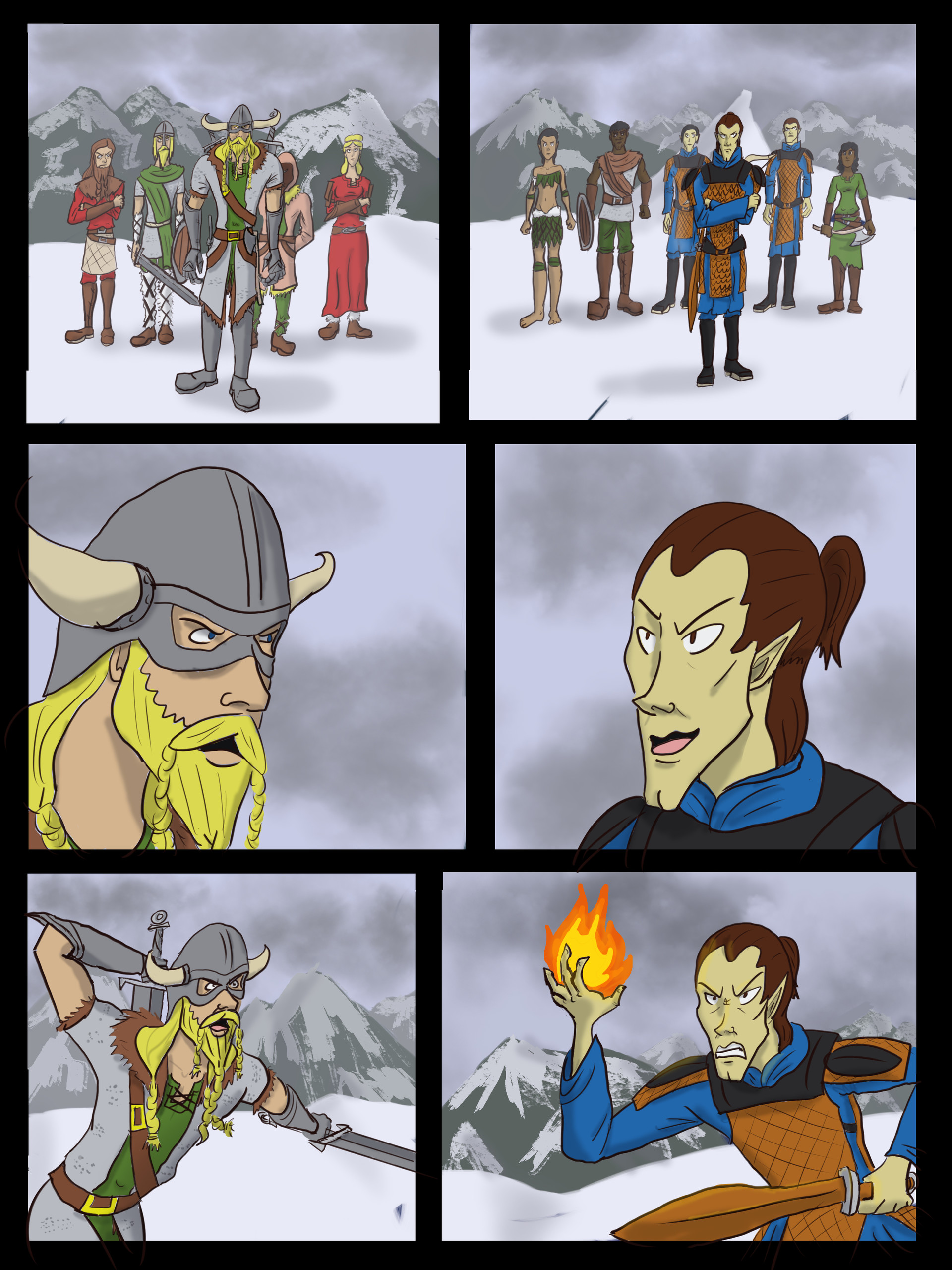 ArtStation Chasing Fate Comic Page