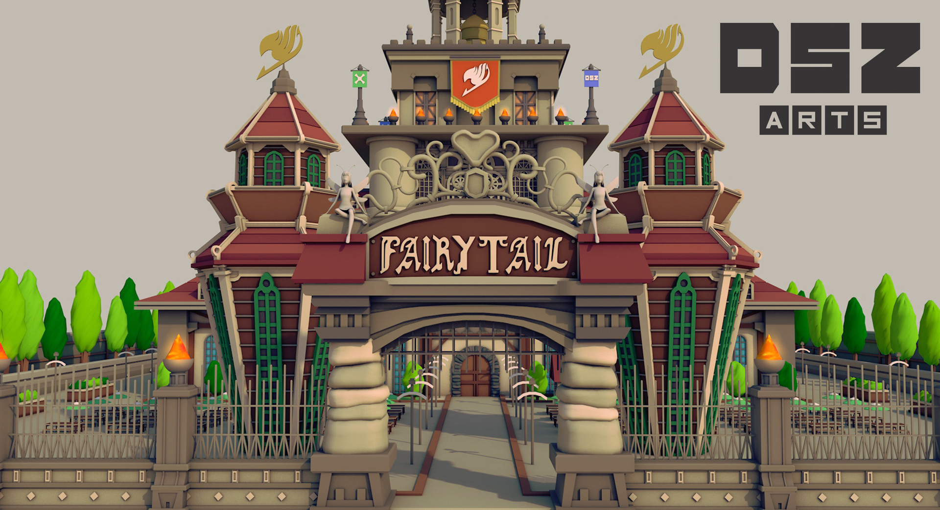 fairy tail guild hall