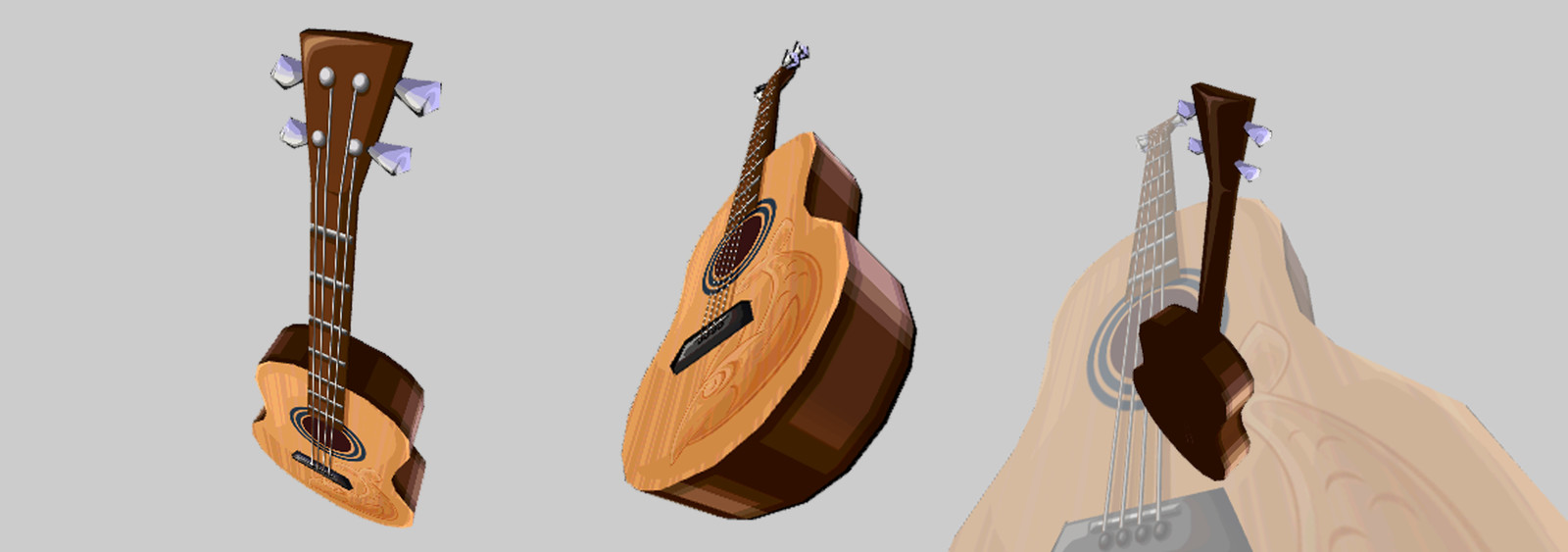 Penguin Guitar Model and texture