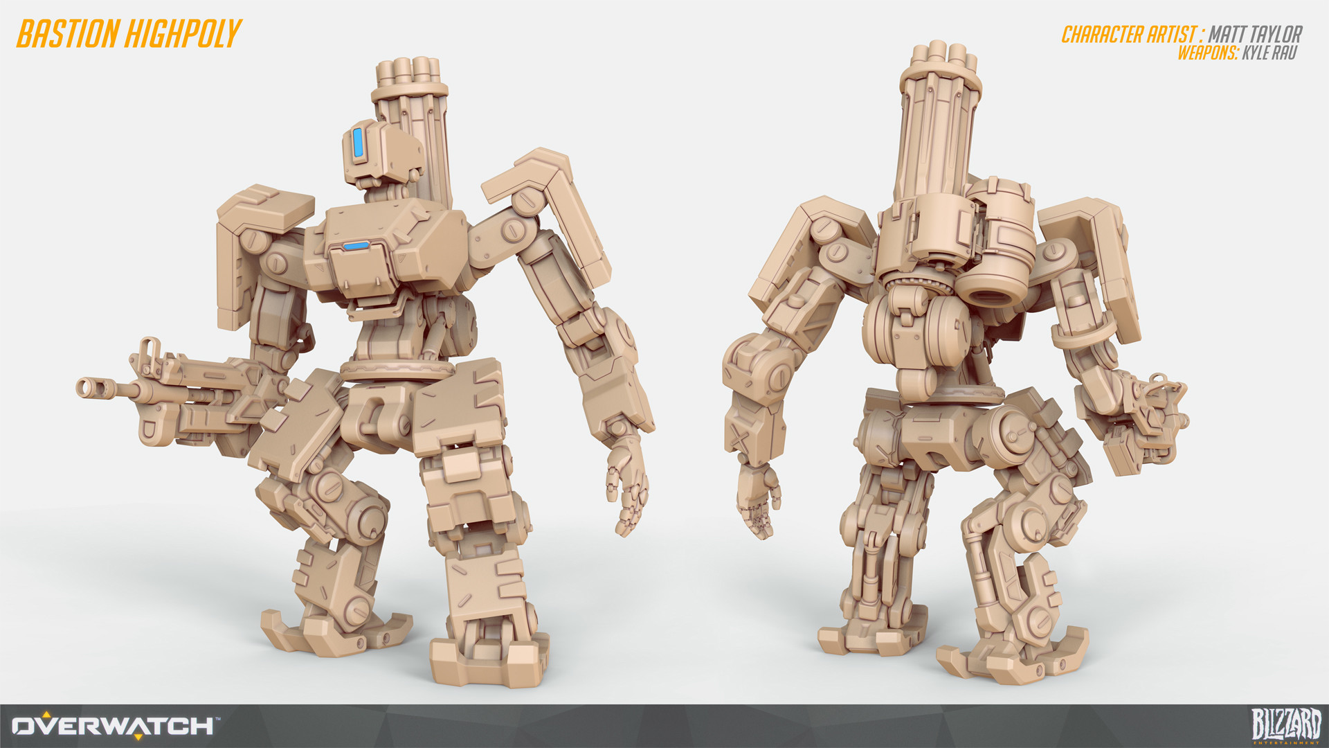 Artstation Overwatch Bastion Matt Taylor