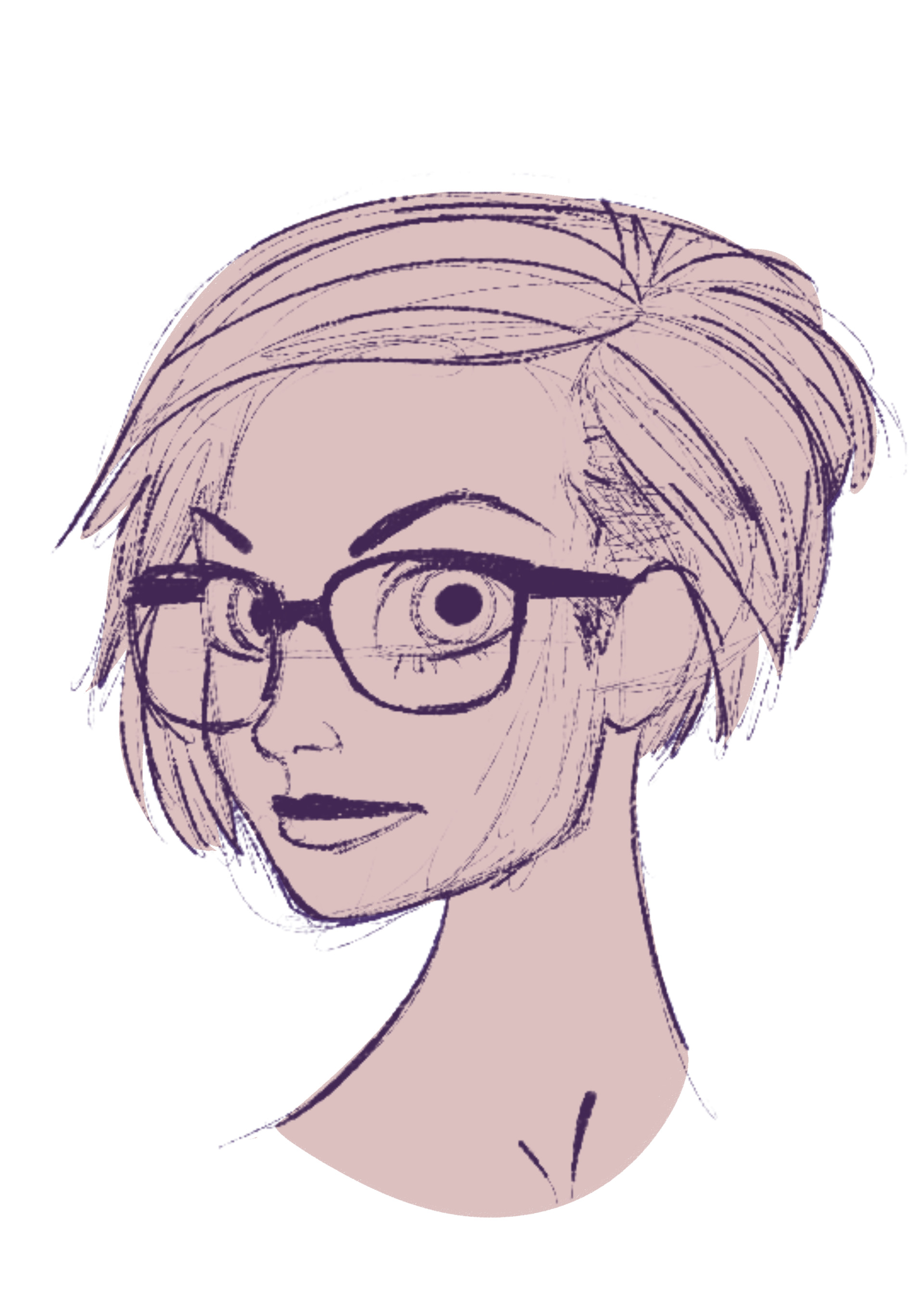 Artstation White Undercut Girl Vanessa Flores If you're drawn to the undercut because of its dramatic and edgy appearance, you may want to consider a punk version of the cut. white undercut girl vanessa flores