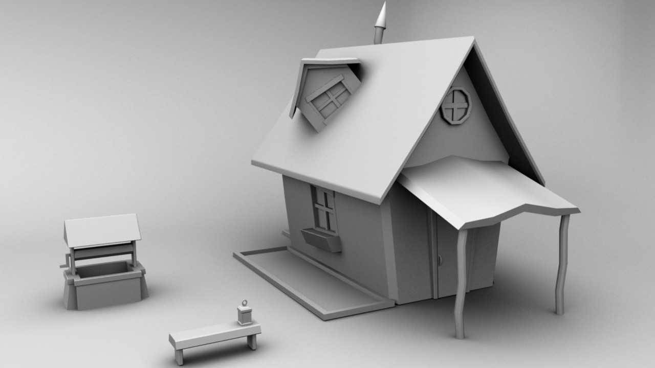 ArtStation - Low Poly House