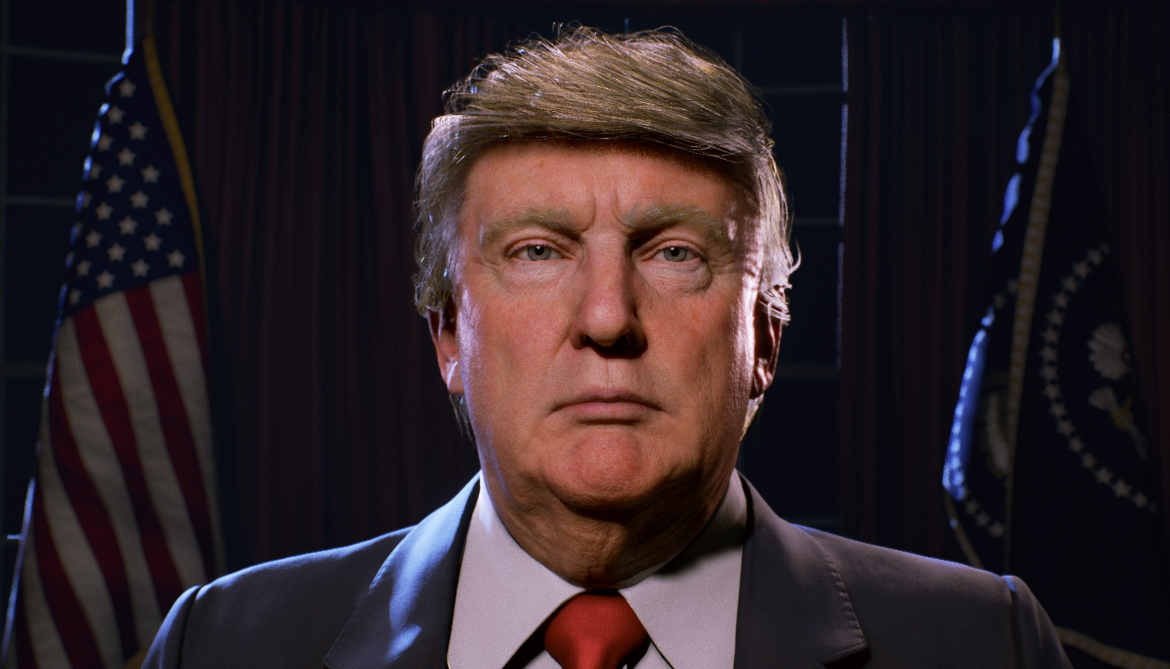 Trump in the house you can try it here : 
you can try it here : https://www.viveport.com/apps/c6947061-124e-4315-ab0b-6208c1bb77f9