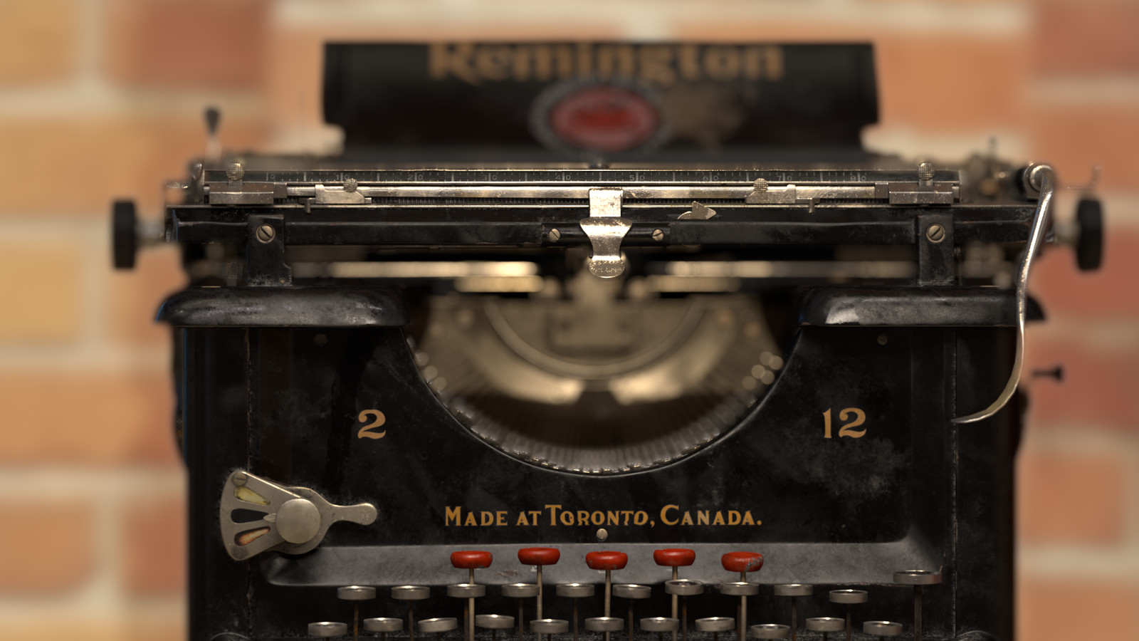 Typewriter- Front Closeup