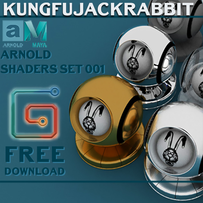 Free Arnold Shader Set from Kungfujackrabbit. https://gum.co/KFJRArnshd01