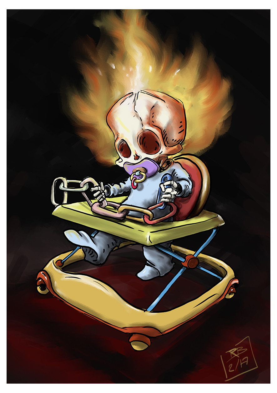 Baby Ghost Rider _ color