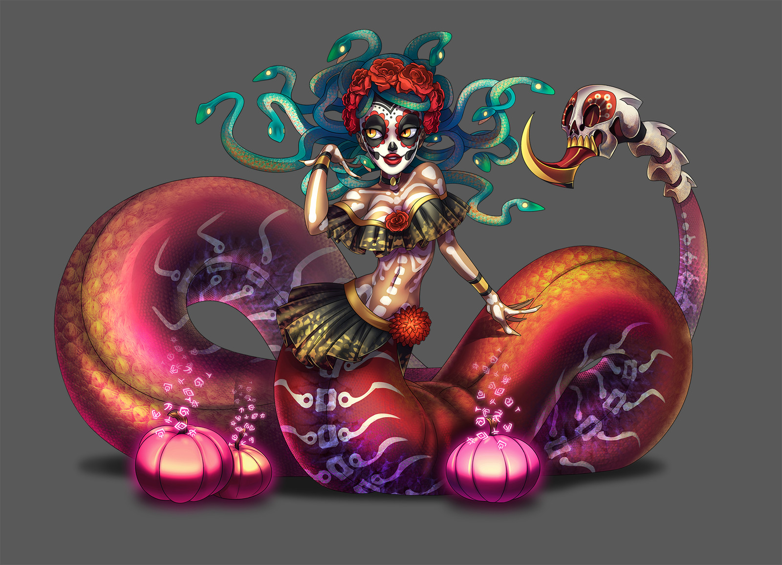 Elemental Halloween Medusa 