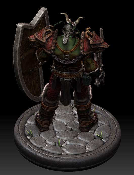 Orc Voodoo Warrior. Top. Yeah that helmet rear section though! :D