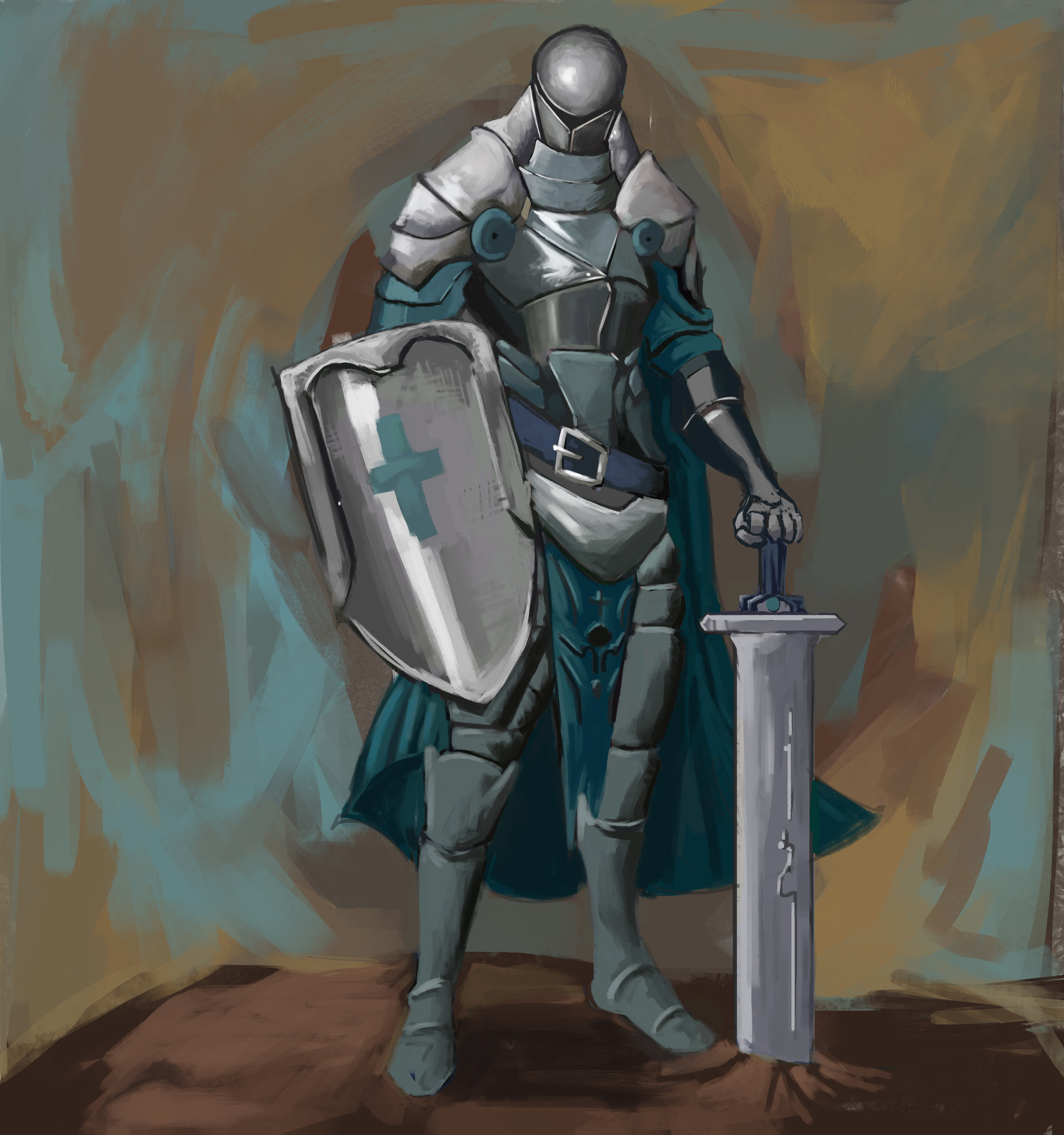 Knight In Armour Art