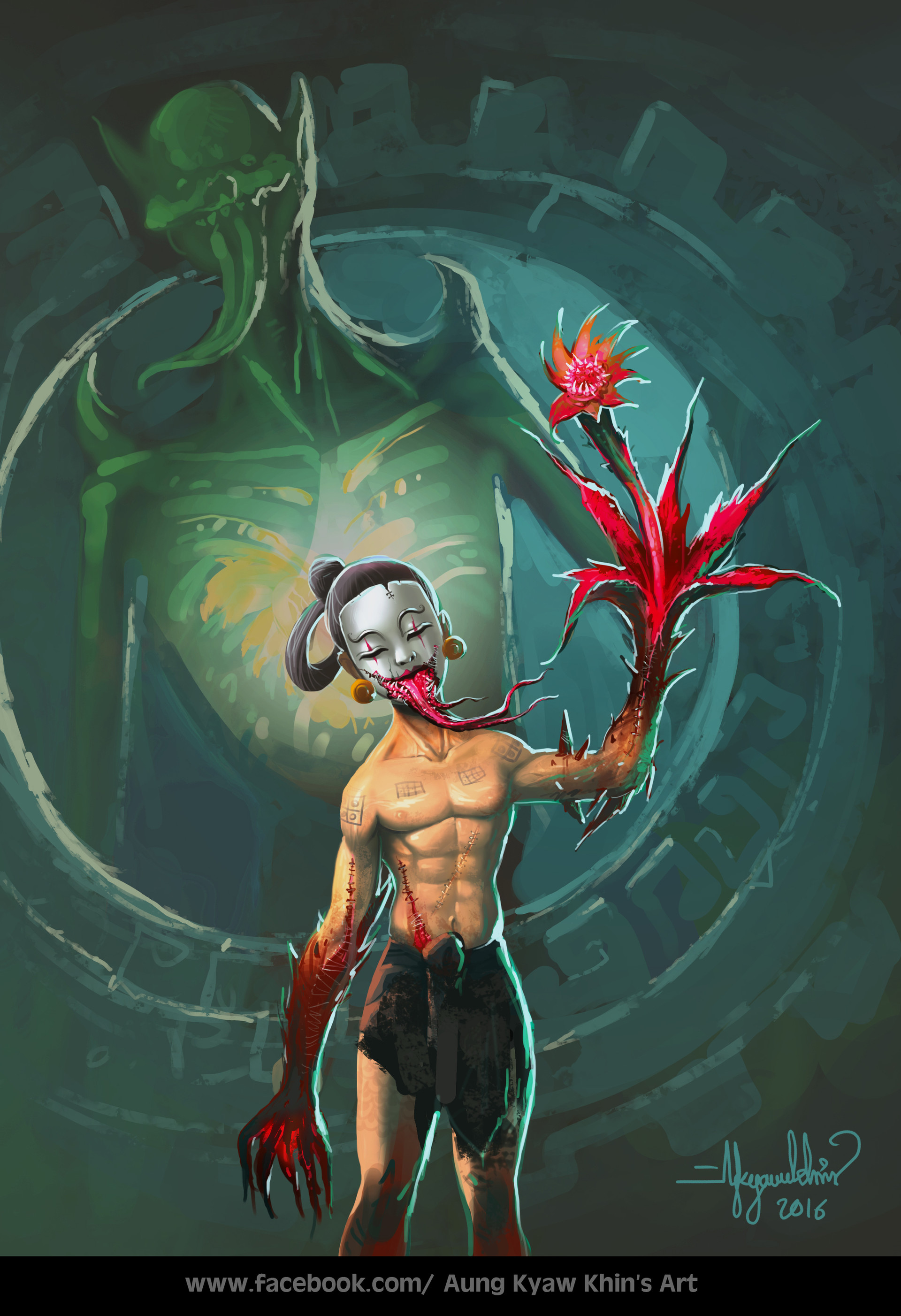 ArtStation Monster Inside Me