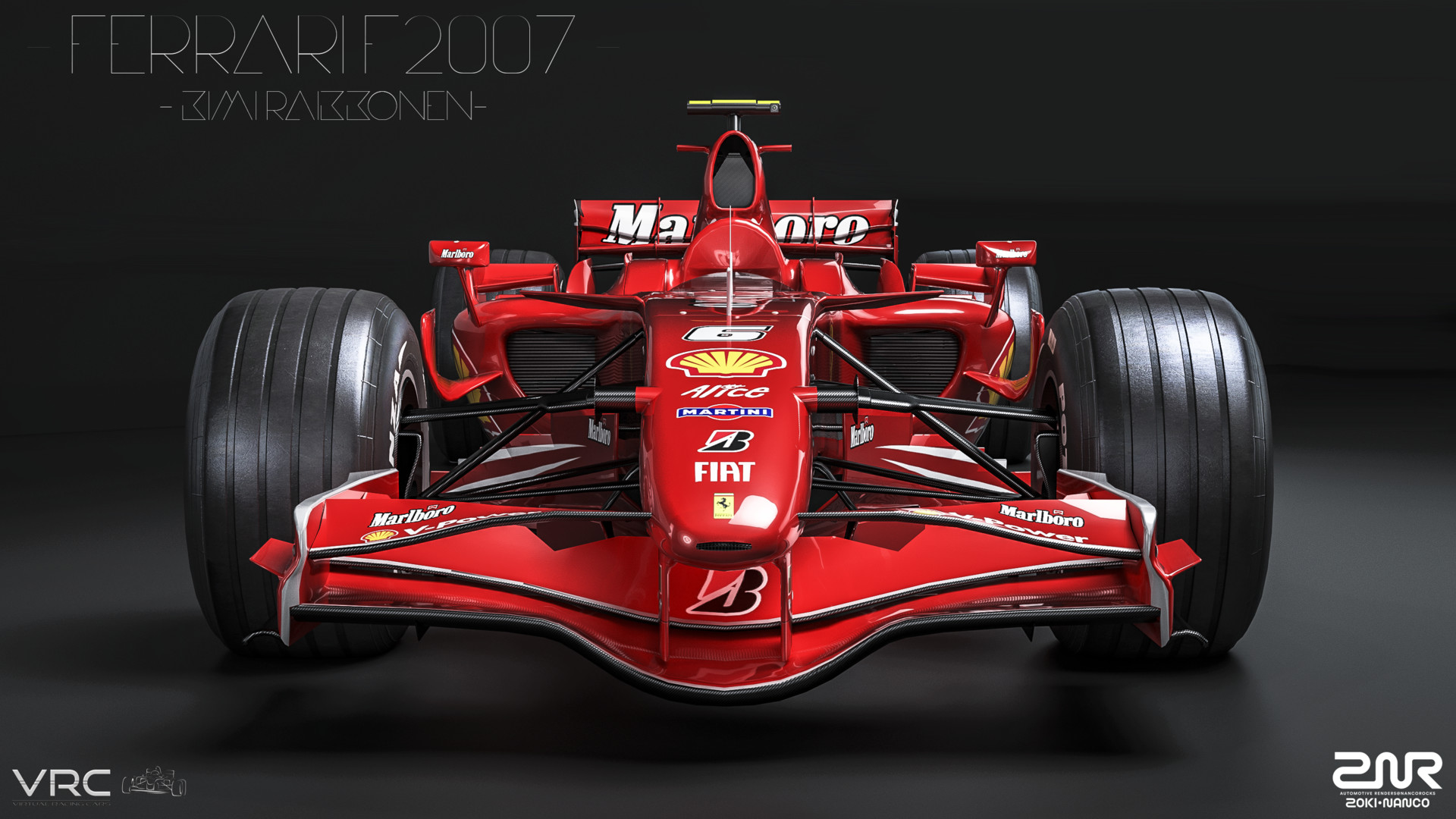 定番人気！ - Nanco Zoki Nancorocks Kimi - F2007 Ferrari - ZNR3D - ミニカー