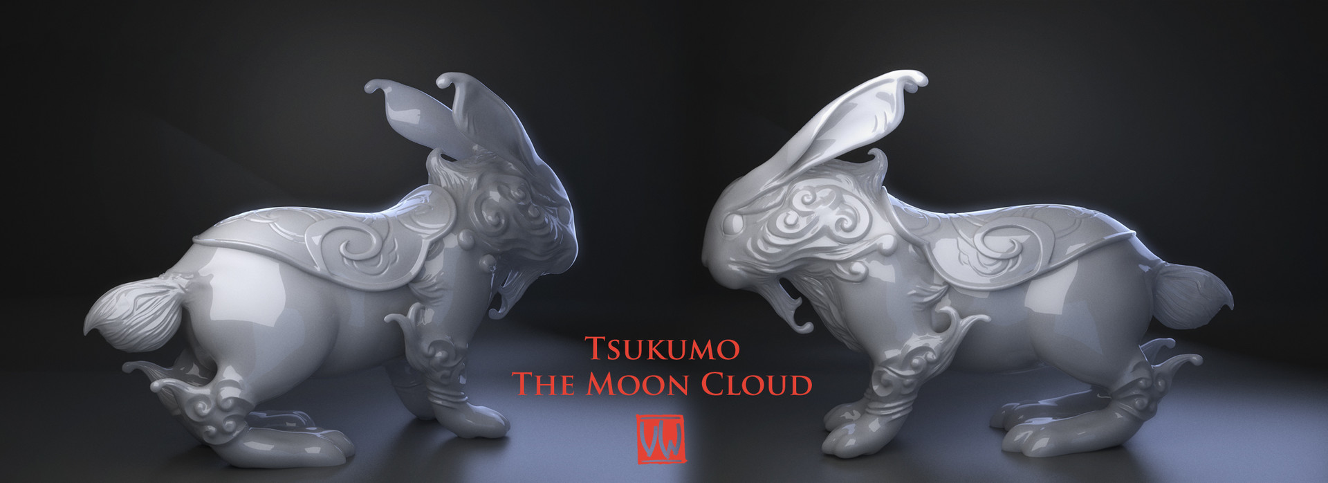 Wallpaper Artstation Tsukumo The Moon Cloud Wlad Vermilion For Free