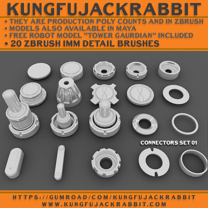Zbrush Brush including 20 designs
https://gum.co/jTIJK