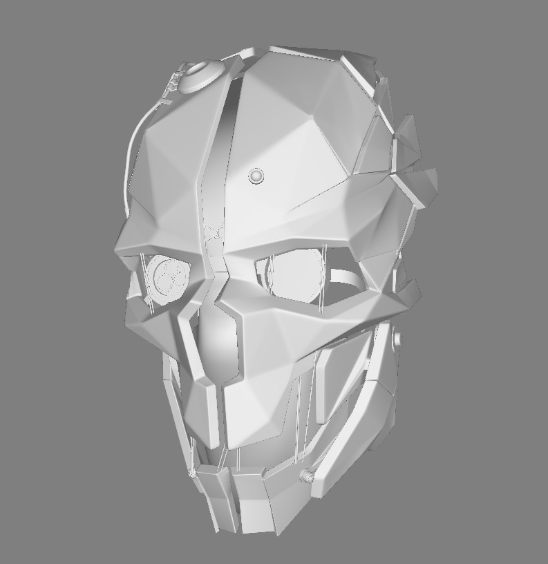 high poly with no material