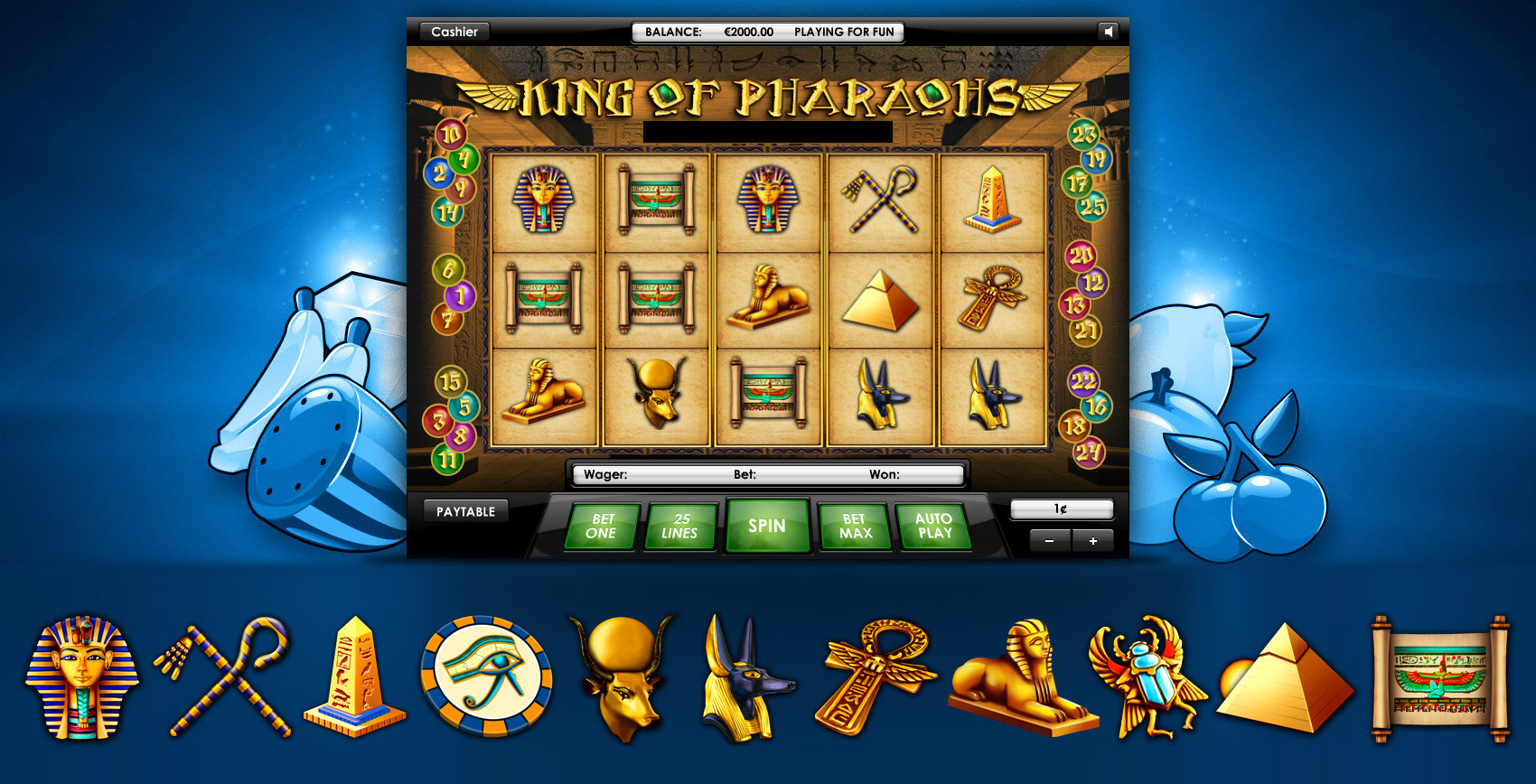 ArtStation - UI Design for Online Casino slot machine game
