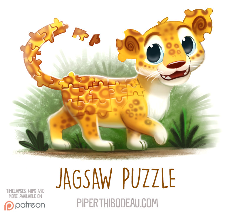 ArtStation - Daily Paint 1543. Jagsaw Puzzle