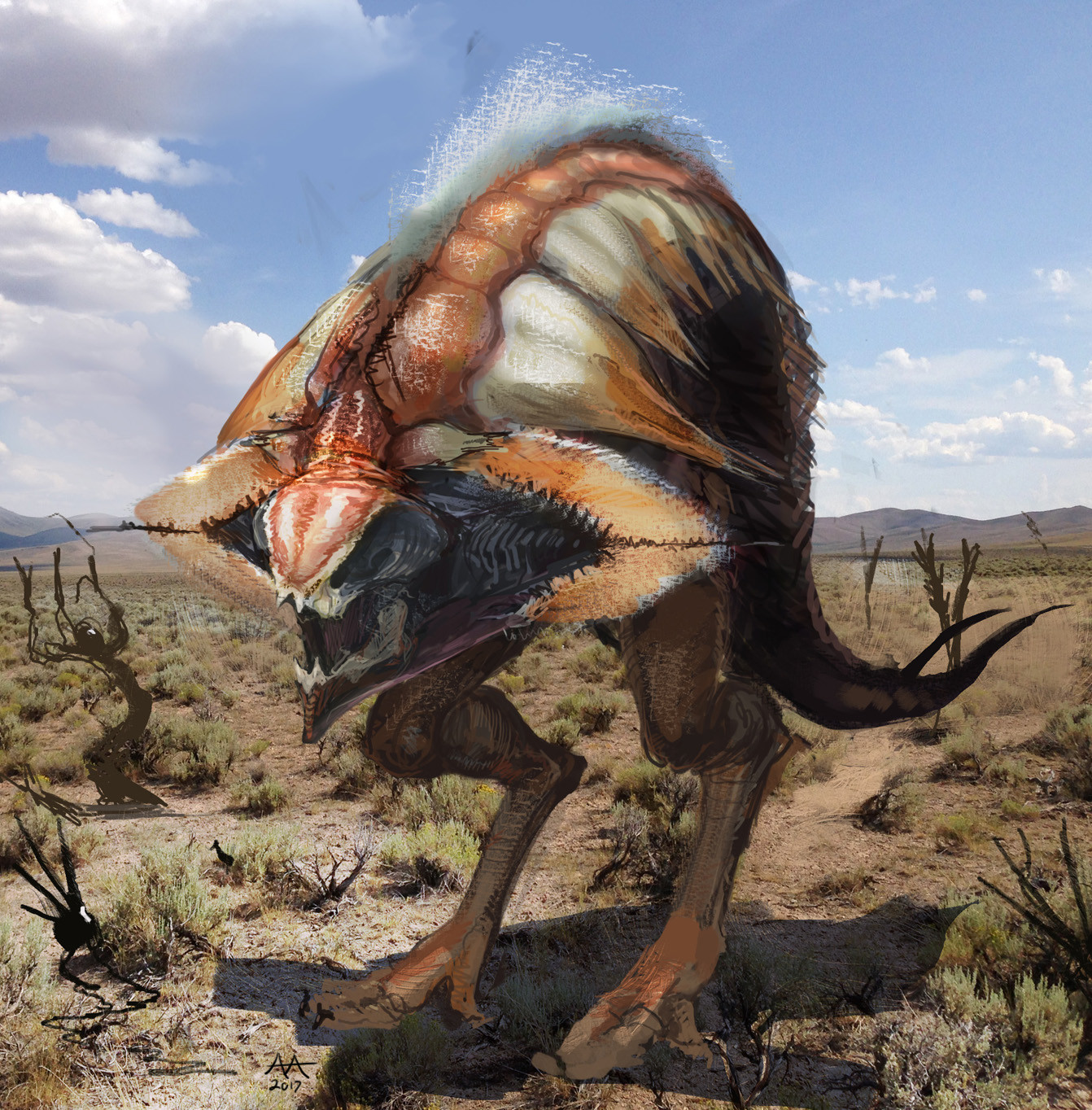 ArtStation - Carnivorous Desert Alien