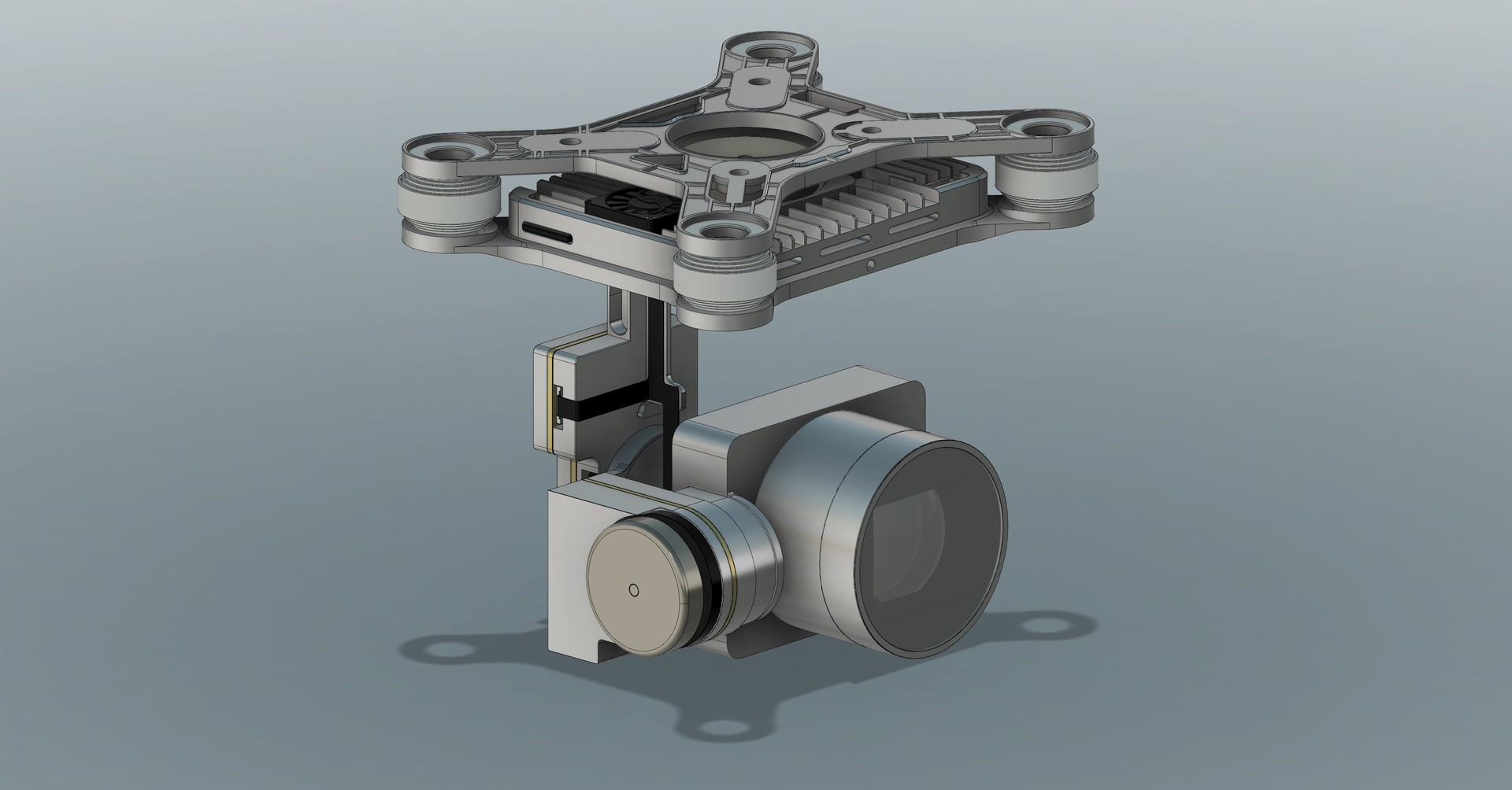 Oleg Gladkov DJI Phantom 3 Pro Gimbal with camera