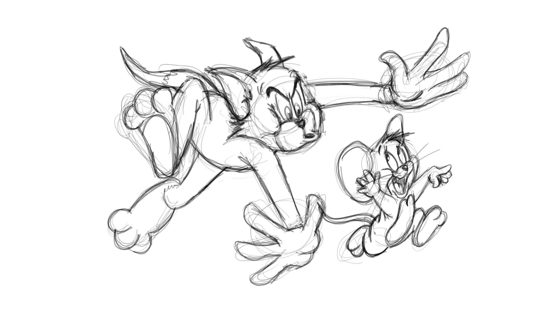 ArtStation - Drawing Tom And Jerry